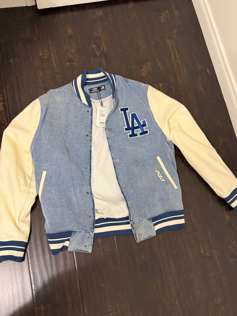 NWT LA Dodgers Varsity Jacket - Size Large